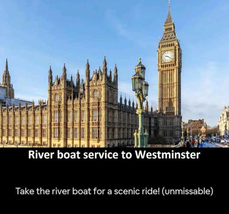 Snuggle Inn - Riverside Apartments - Views Over Looking London River Thames, Close To O2 Arena, London Excel, London City Airport, Thames Clipper- River Boat Service, Woolwich Ferry, Onsite Parking, Twin Room Option Available 外观 照片